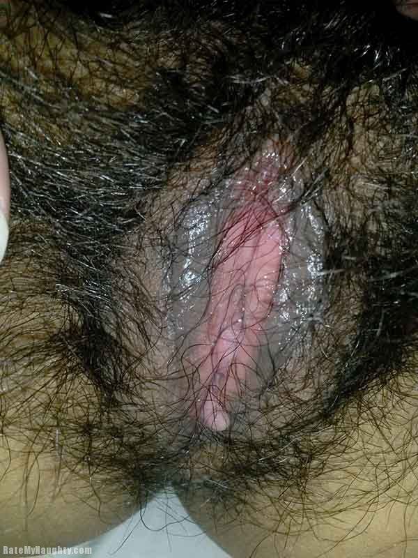 very hairy wife wet pussy